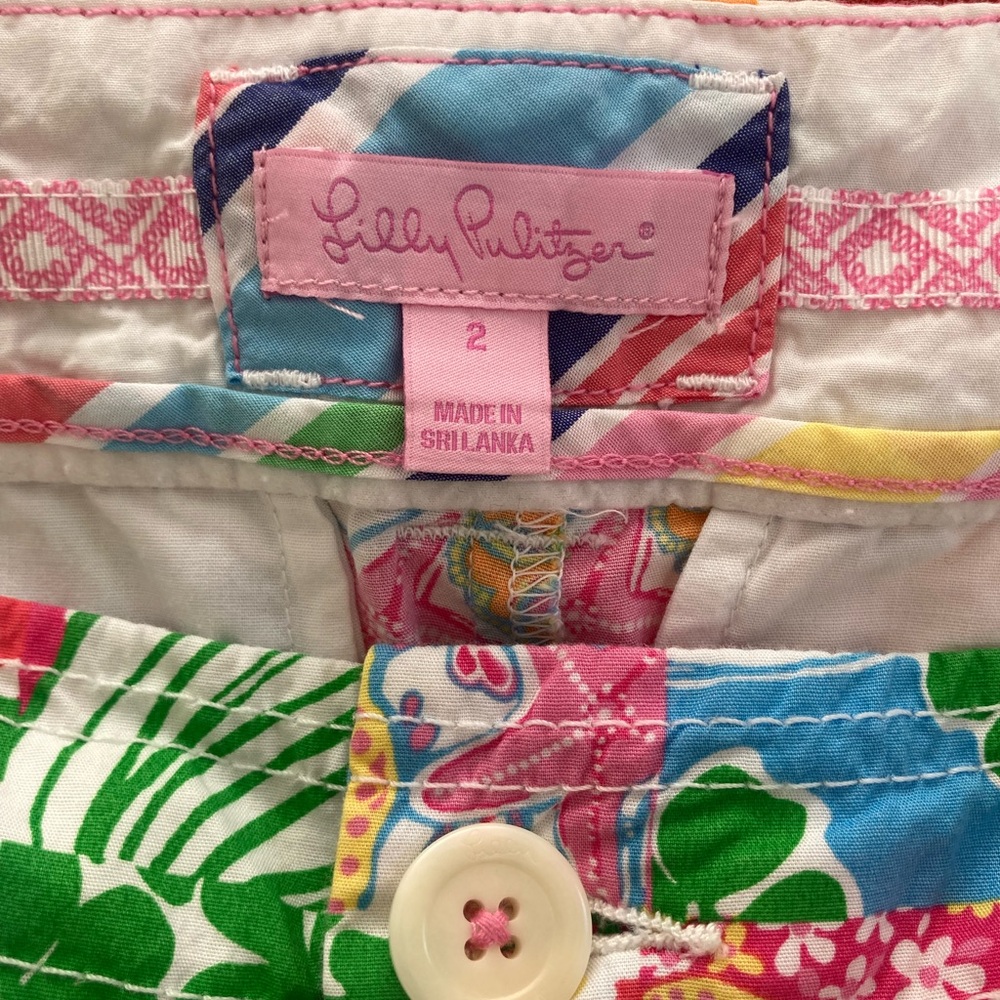 Lilly Pulitzer | Patchwork Pattern Shorts - image 5
